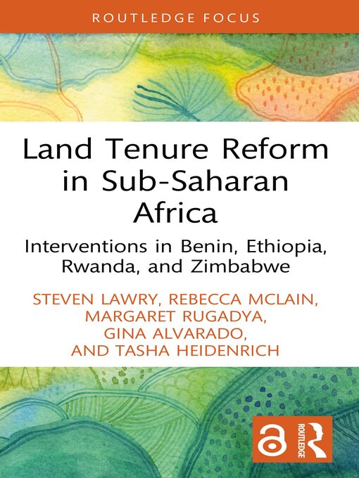 תמונה של  Land Tenure Reform in Sub-Saharan Africa